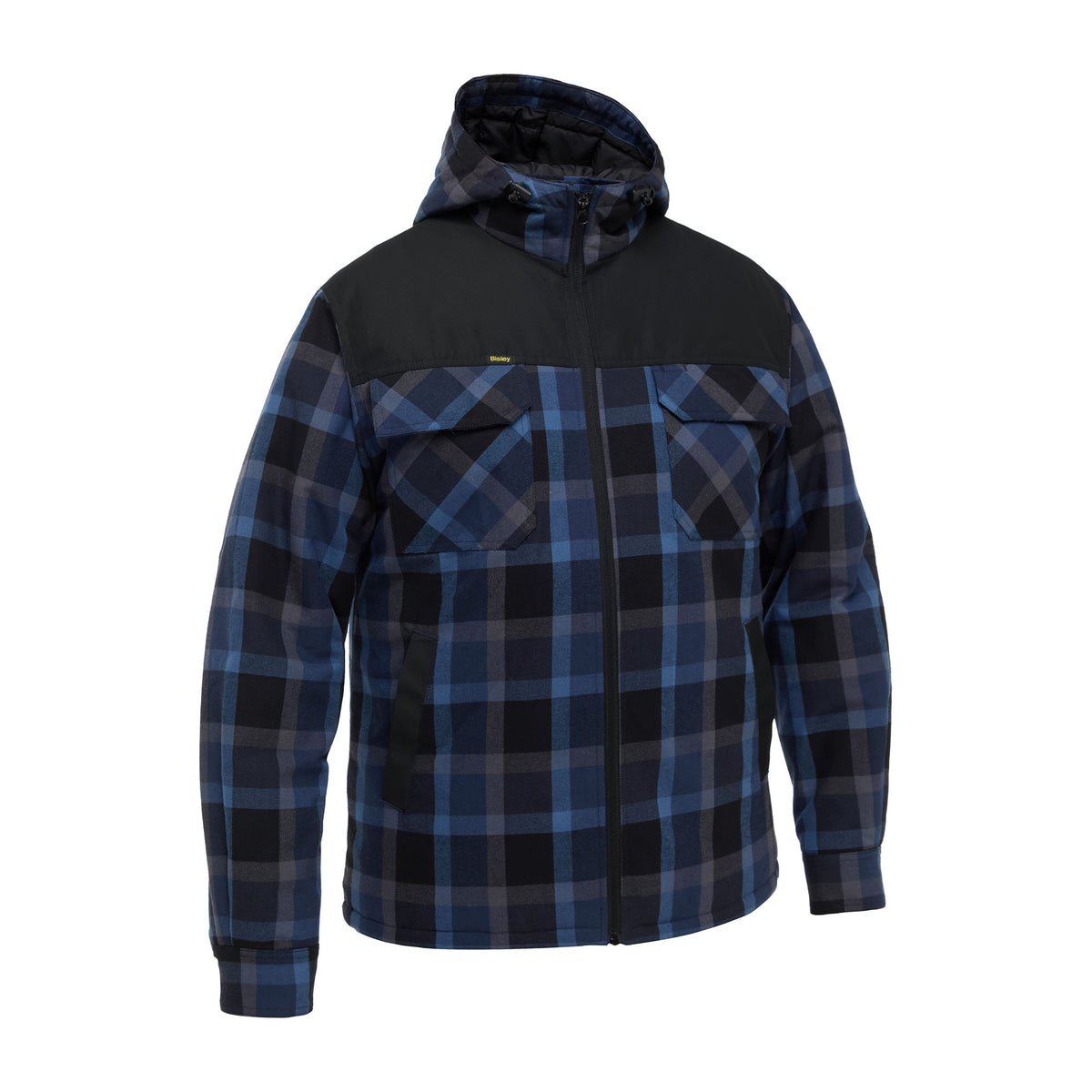 BISLEY MORELY Hoodie Arbeitsjacke blau Herren Frontansicht